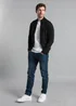Kensington Eastside Black Funnel Neck Zip-Through Cardigan - Small Image 4