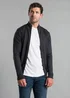 Kensington Eastside Charcoal Funnel Neck Zip-Through Cardigan - Medium Image 3