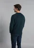Kensington Eastside Emerald Crew Neck Knitted Jumper with Wool - XXL Image 2