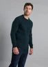 Kensington Eastside Emerald Crew Neck Knitted Jumper with Wool - XXL Image 1