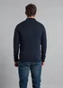 Kensington Eastside Navy Cotton Blend Zip-Through Cardigan - XXL Image 2