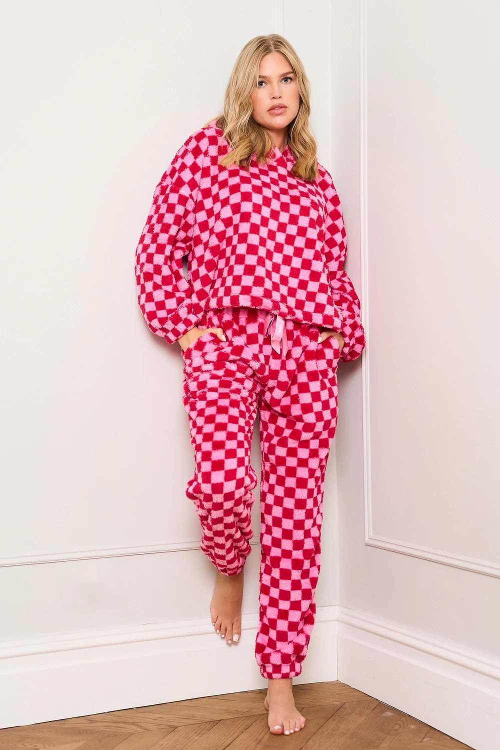 JimJam Pink Check Twosie - Large/Extra Large Image 1