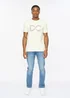 Duck & Cover Off White Polymoore T-shirt - Extra Large Image 5