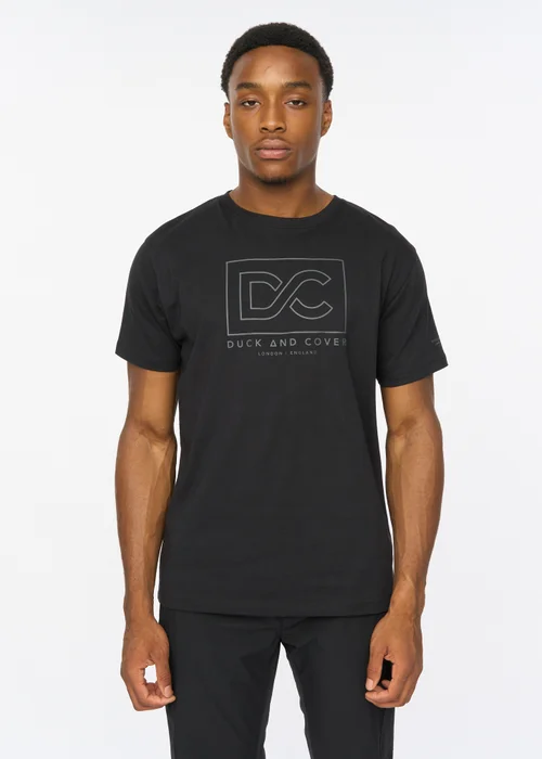 Duck & Cover Black Rampmoore T-shirt - Medium Image 1