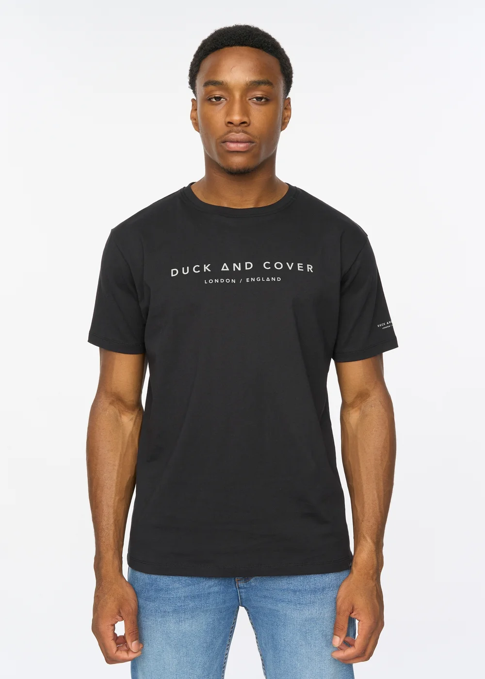 Duck & Cover Black Crytons T-shirt - Small Image 1