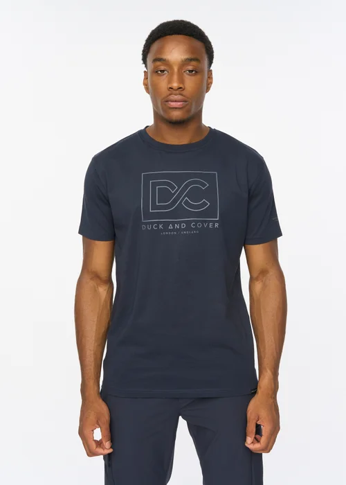 Duck & Cover Navy Rampmoore T-shirt - Small Image 1