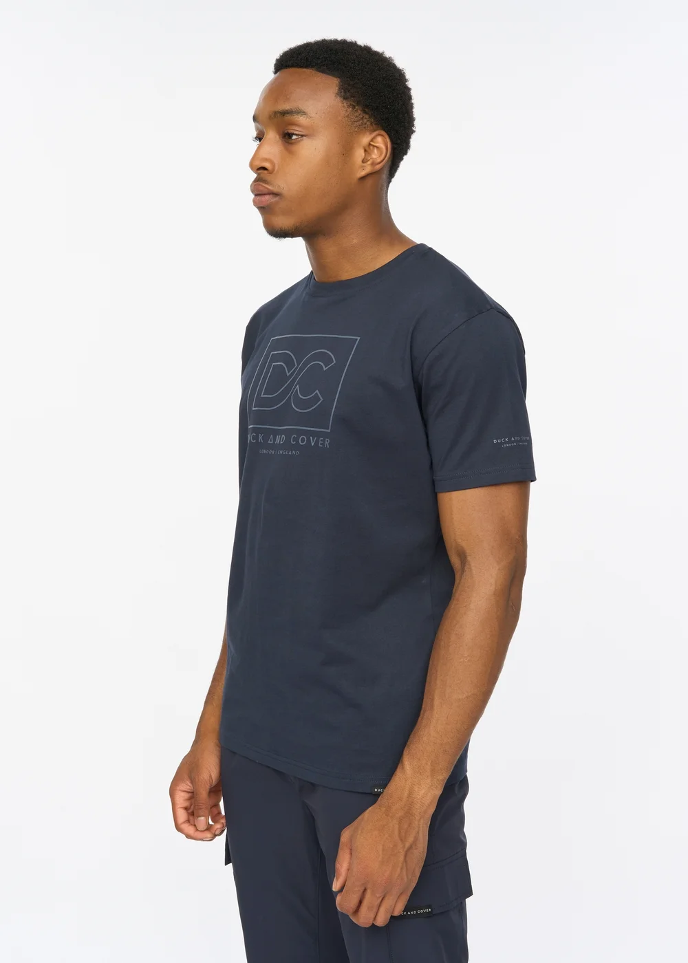 Duck & Cover Navy Rampmoore T-shirt - S Image 3