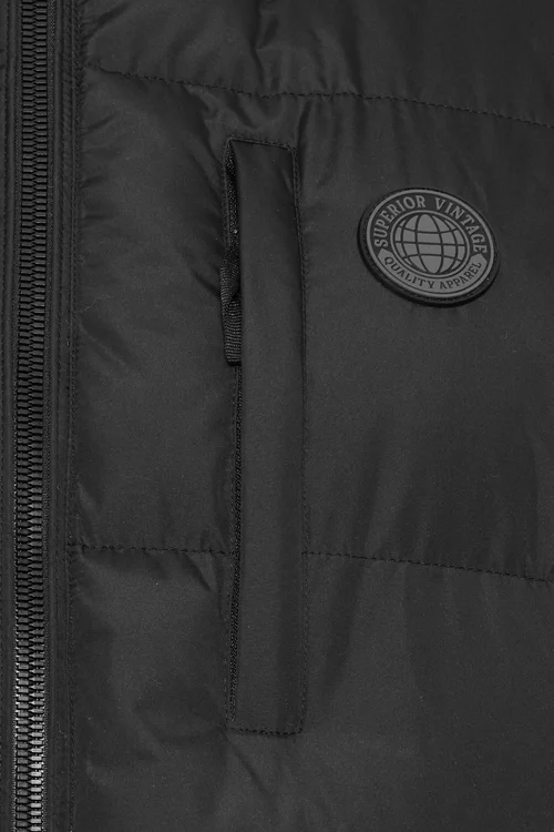 BadRhino Big & Tall Black Zip Through Gilet - 7-8XL Image 2