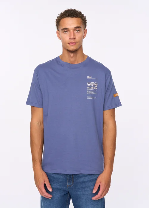 Duck & Cover Denim Blue Cramptone T-shirt - Medium Image 1