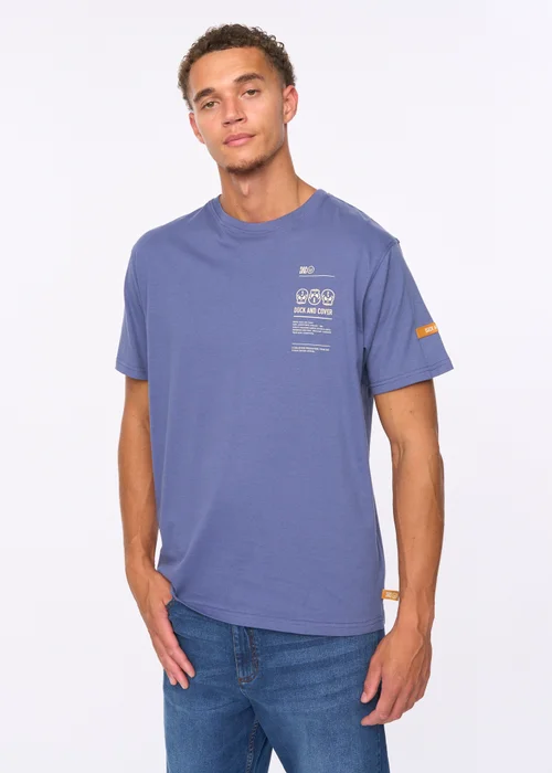 Duck & Cover Denim Blue Cramptone T-shirt - Medium Image 3