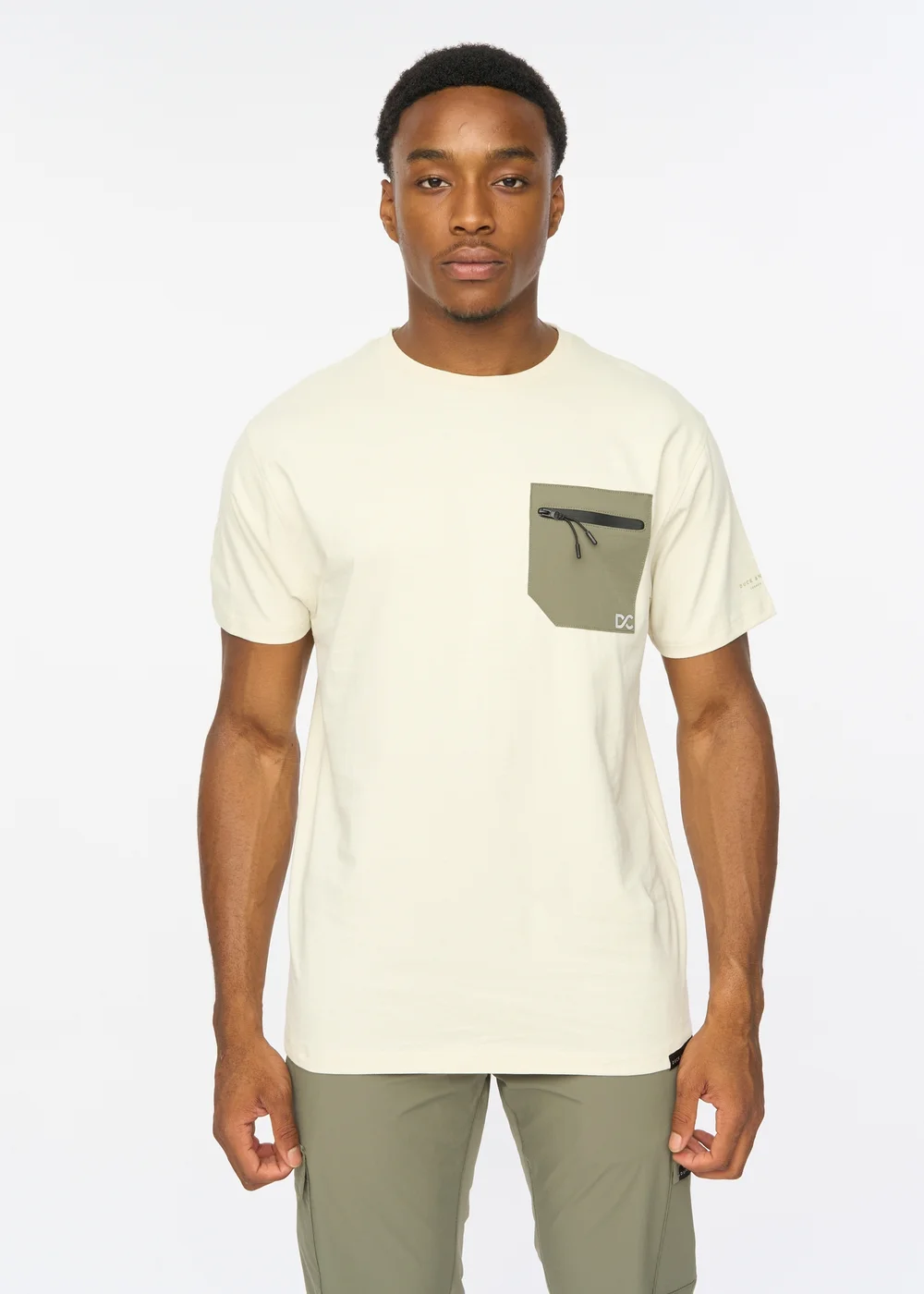 Duck & Cover Off White Kematone T-shirt - Large Image 1