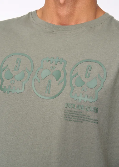 Duck & Cover Olive Deltamans T-shirt - Small Image 4