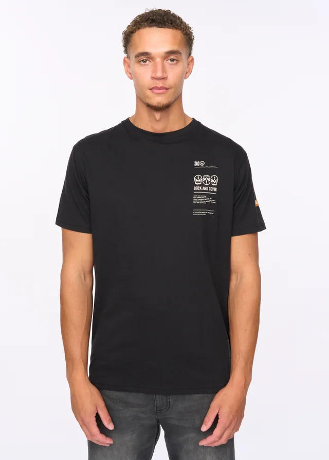 Duck & Cover Black Cramptone T-shirt