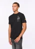 Duck & Cover Black Cramptone T-shirt - Large Image 3