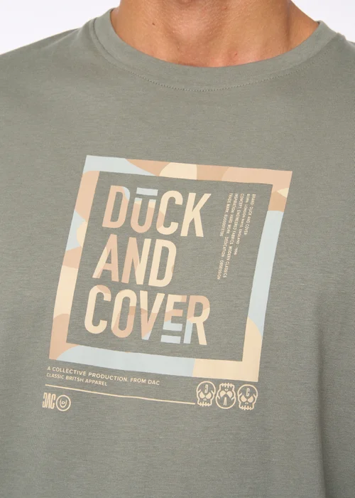 Duck & Cover Olive Primatic T-shirt - Small Image 4