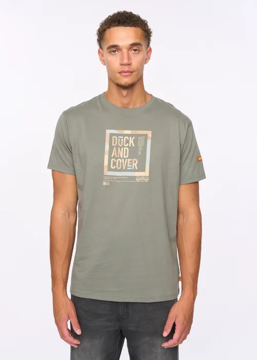 Duck & Cover Olive Primatic T-shirt - Small Image 1