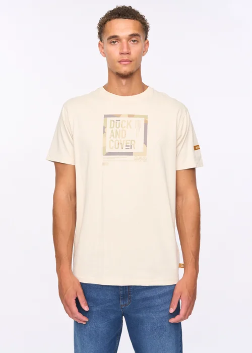 Duck & Cover Off White Primatic T-shirt - Medium Image 1