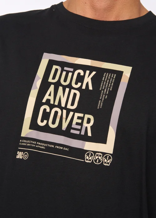 Duck & Cover Black Primatic T-shirt - Extra Large Image 4