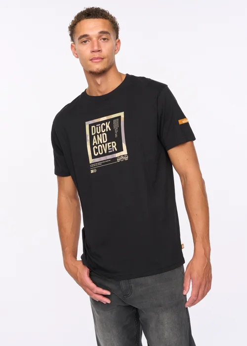 Duck & Cover Black Primatic T-shirt - Extra Large Image 3