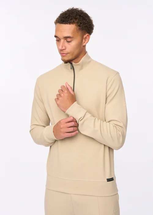 Duck & Cover Stone Slellmoore 1/4 Zip Sweat - XL Image 3