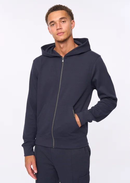Duck & Cover Navy Optimus Hoodie - Extra Large Image 3