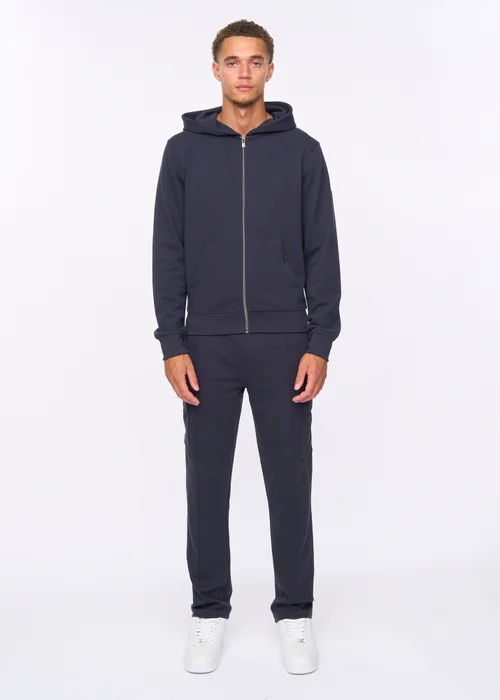 Duck & Cover Navy Optimus Hoodie - Extra Large Image 4