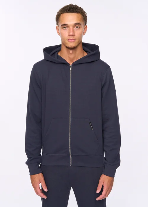 Duck & Cover Navy Optimus Hoodie - Extra Large Image 1