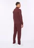 Duck & Cover Wine Slellmoore 1/4 Zip Sweat - XL Image 2