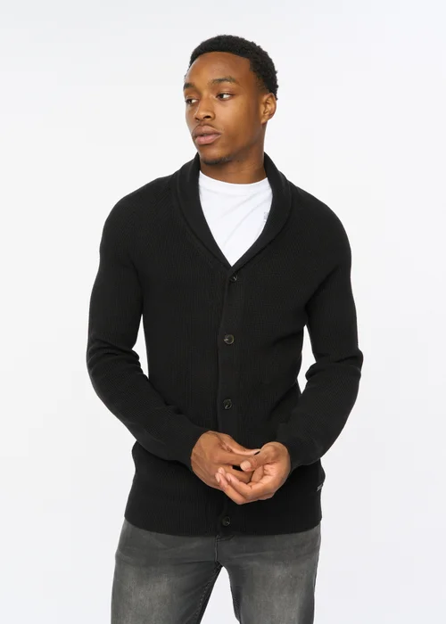Duck & Cover Black Venosa Cardigan - Large Image 3