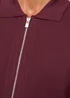 Duck & Cover Raisin Melfi Zip Thru Knit - Small Image 4
