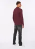 Duck & Cover Raisin Melfi Zip Thru Knit - Small Image 2