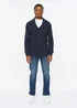 Duck & Cover Navy Venosa Cardigan - Extra Large Image 5