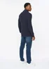 Duck & Cover Navy Venosa Cardigan - Extra Large Image 2