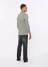 Duck & Cover Grey Marl Melfi Zip Thru Knit - Small Image 2