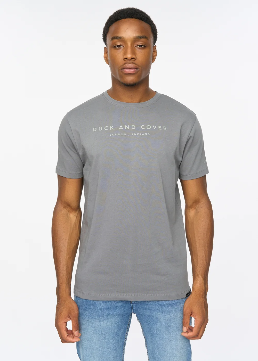 Duck & Cover Petrol Crytons T-shirt - Medium Image 1