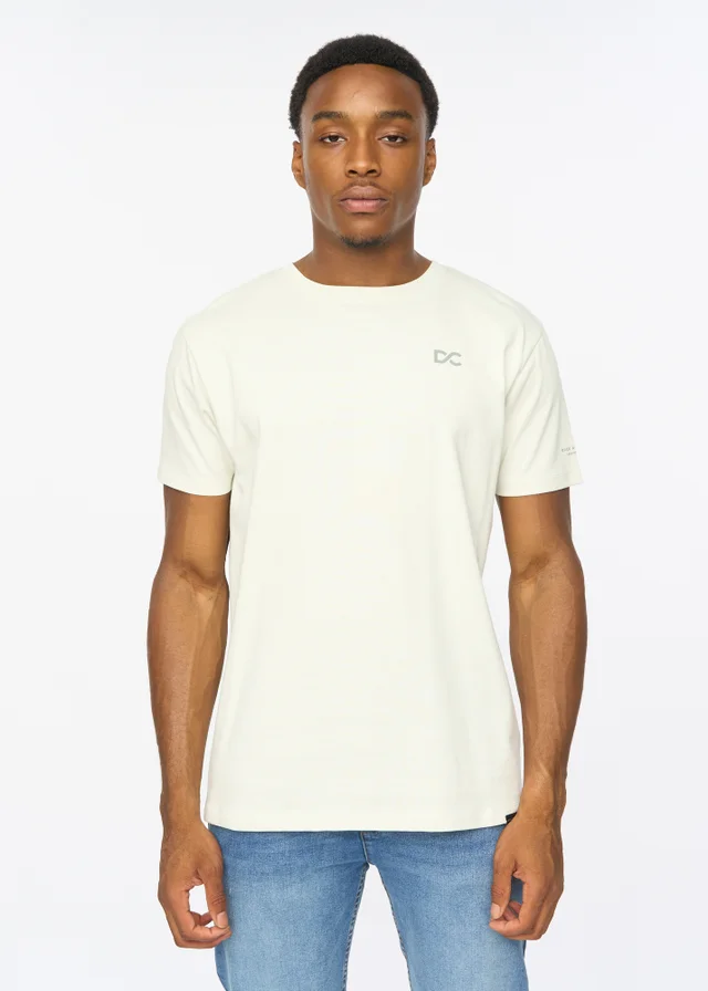Duck & Cover Off White Trimlines T-shirt