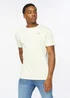 Duck & Cover Off White Trimlines T-shirt - Large Image 3