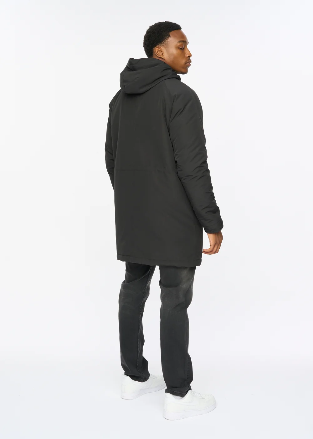 Duck & Cover Black Copfords Parka - M Image 2