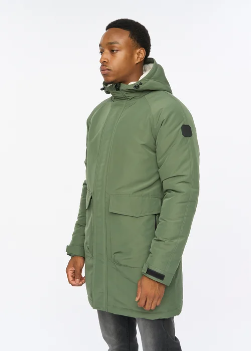 Duck & Cover Olive Copfords Parka - XL Image 3