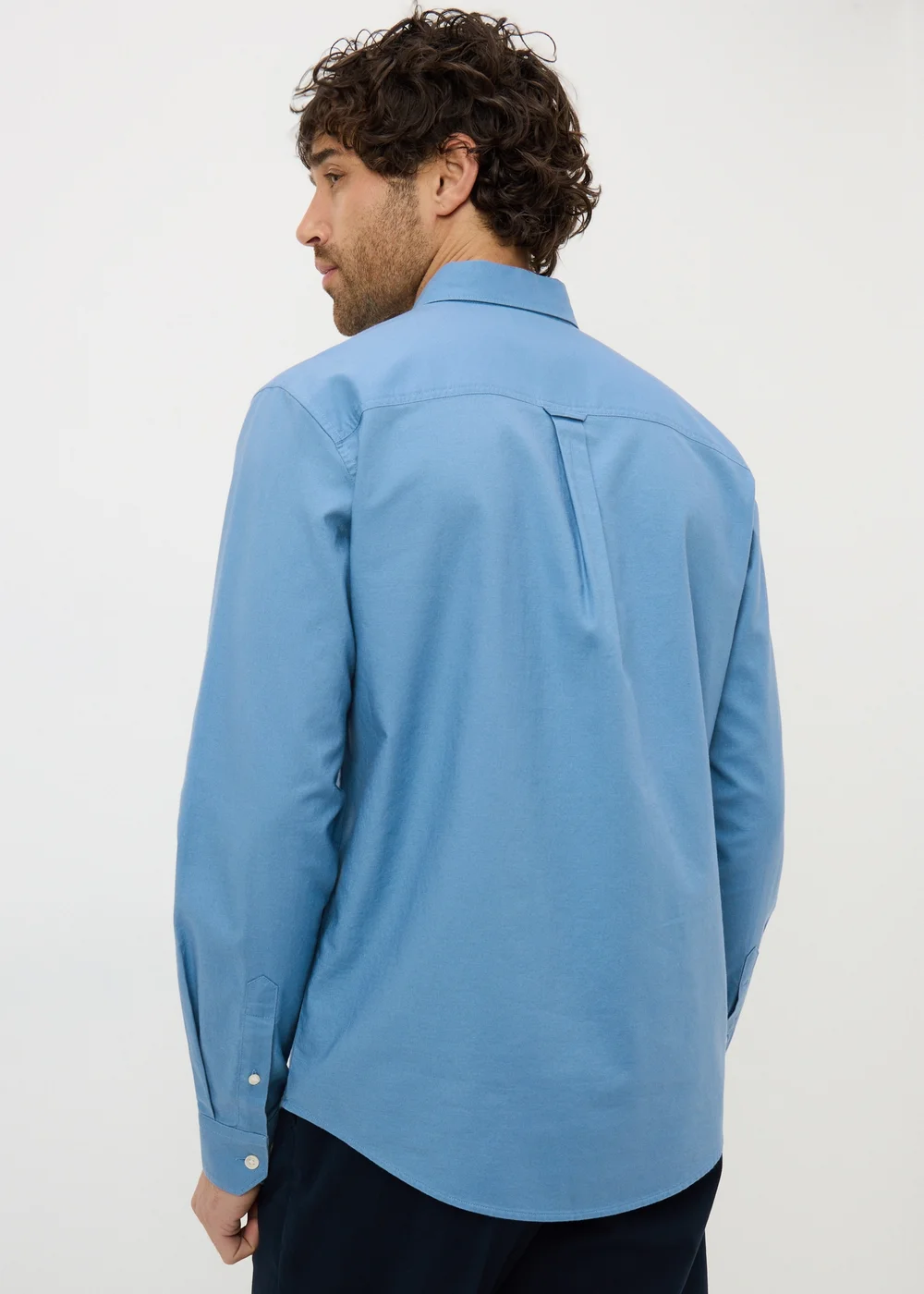 Blue Oxford Shirt - Small Image 2