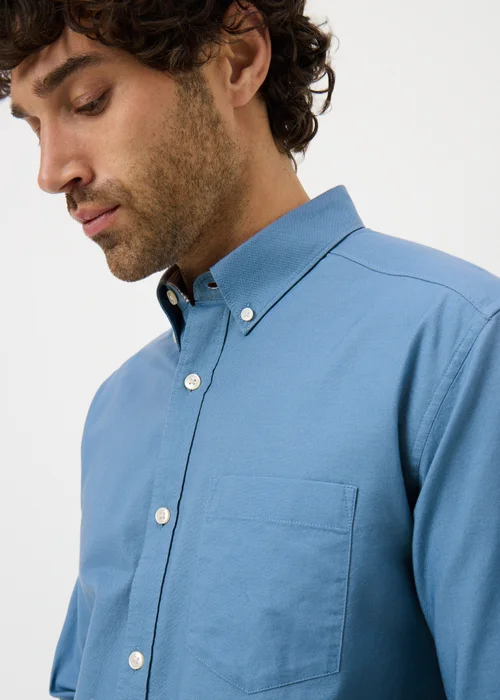 Blue Oxford Shirt - Small Image 3