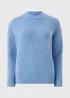 Light Blue Fluffy Lofty Jumper - S Image 4