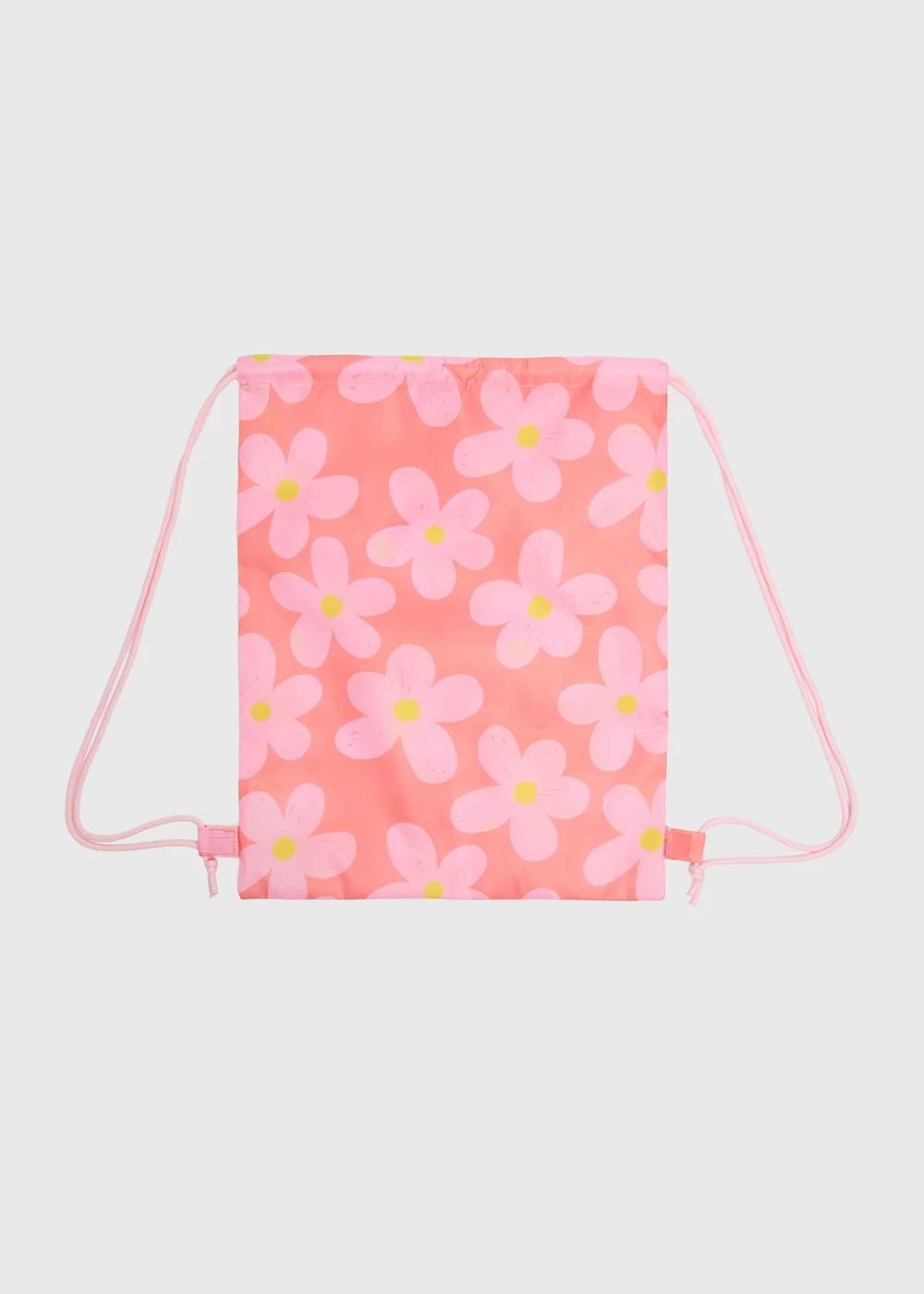 Girls Pink Flower Swimming Bag - One Size Image 1