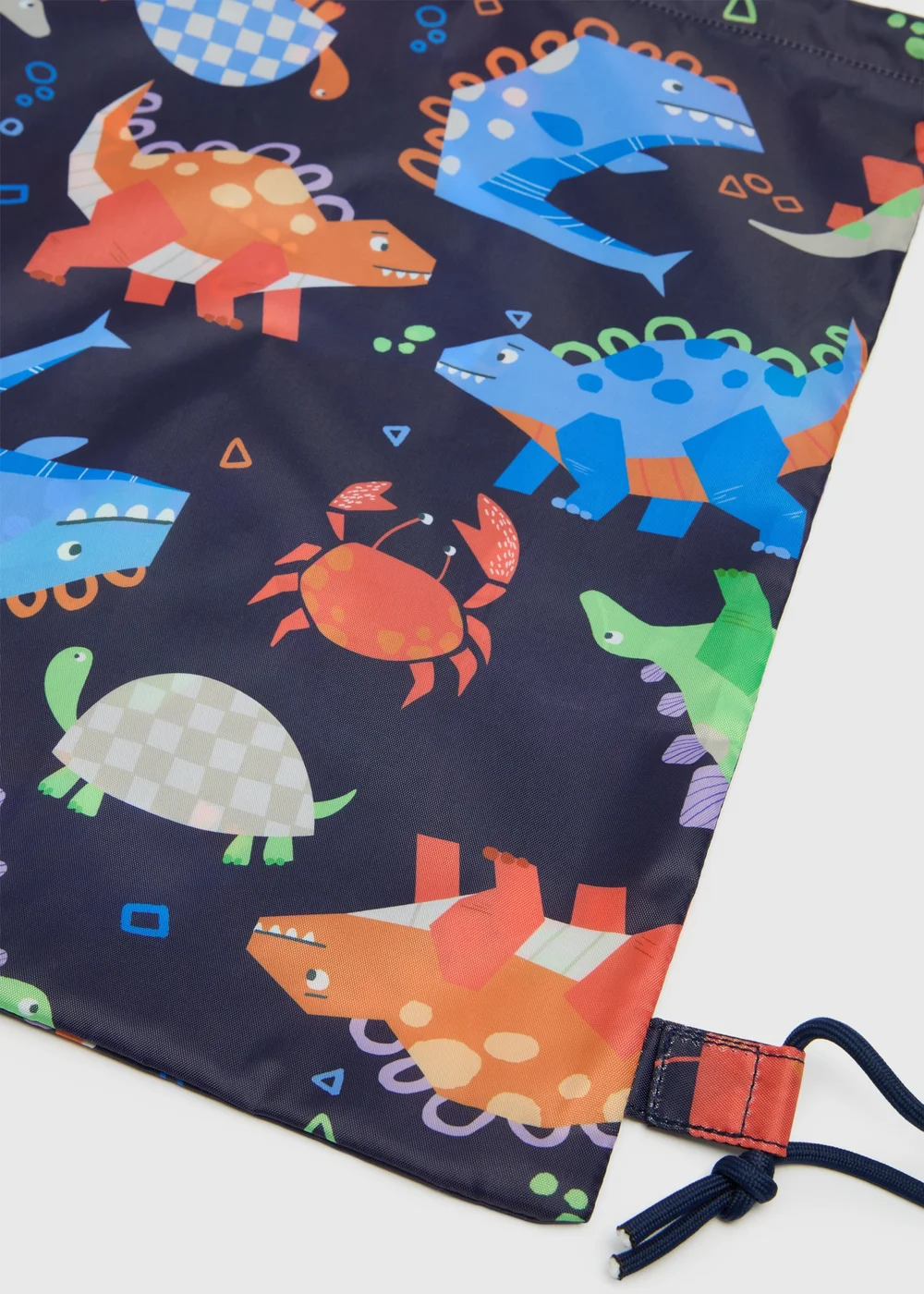 Boys Navy Animal Swimming Bag - One Size Image 2