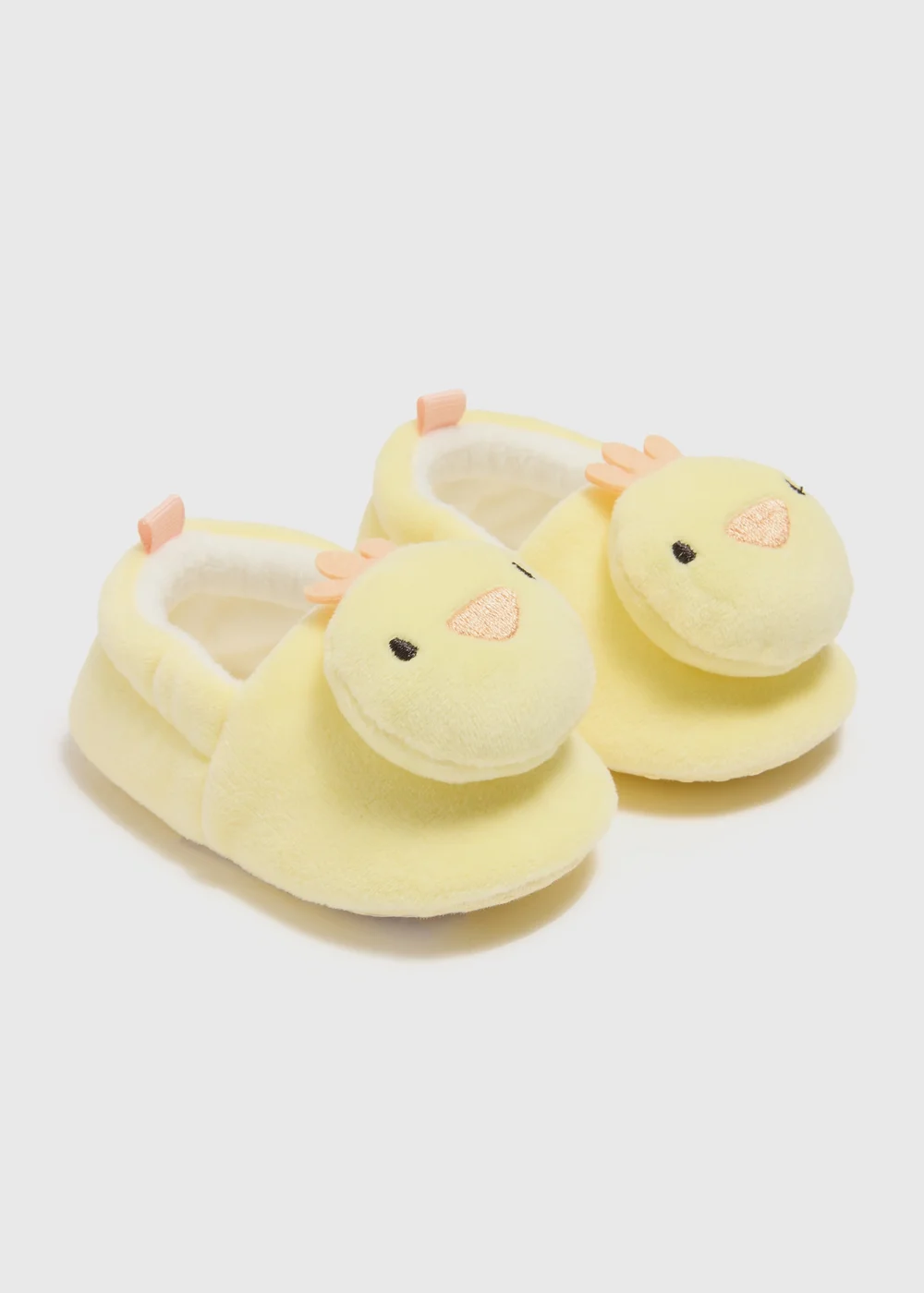 Baby Yellow Chick Slippers (Newborn-18mths) - Age 0 - 3 Months Image 1