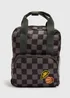 Boys Grey Checkerboard Backpack - One Size Image 1