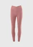 Souluxe Rose Wrap Waist Sports Leggings - 18 Image 3