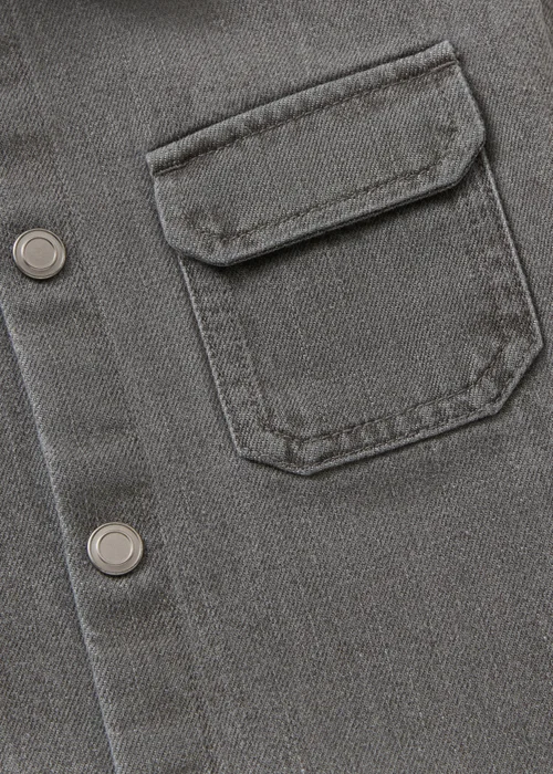 Boys Grey Denim Shacket (1-7yrs) - 1 to 1 half years Image 2