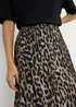 Brown Leopard Print Co Ord Midaxi Skirt - Size 22 Image 3