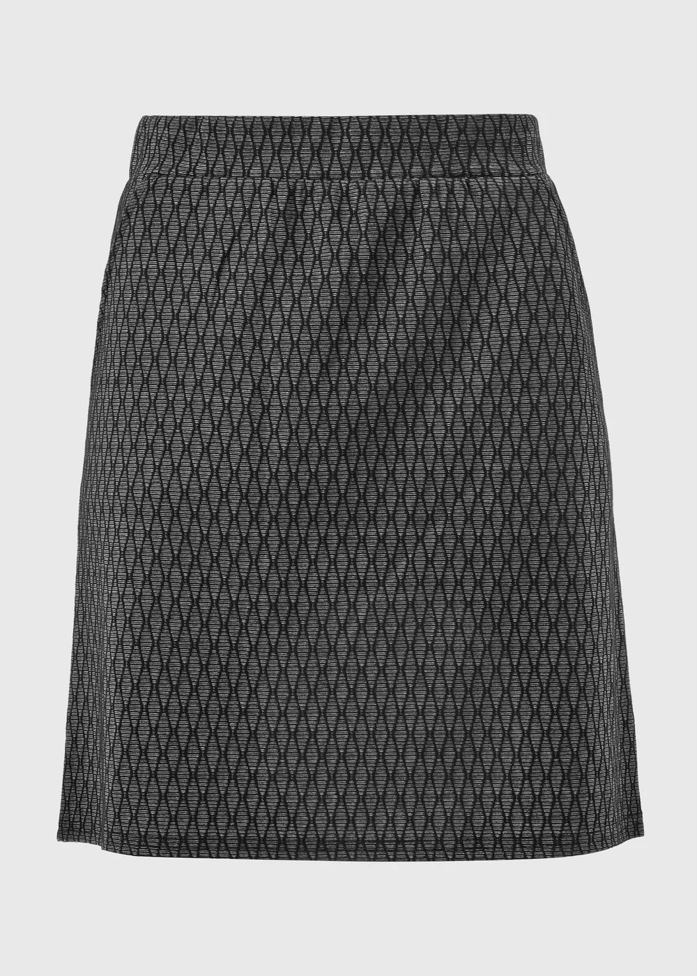 Black Geometric Mini Skirt - 22 Image 4